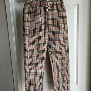 Burberry style pants